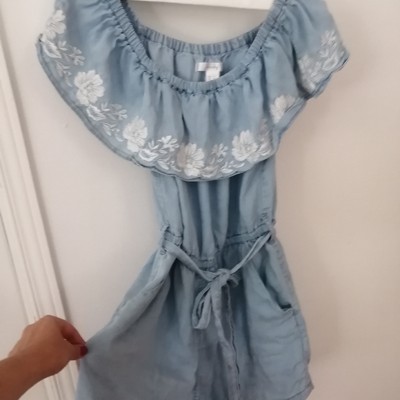 pretty one-piece for women with flower pattern - Picture 2 of 4